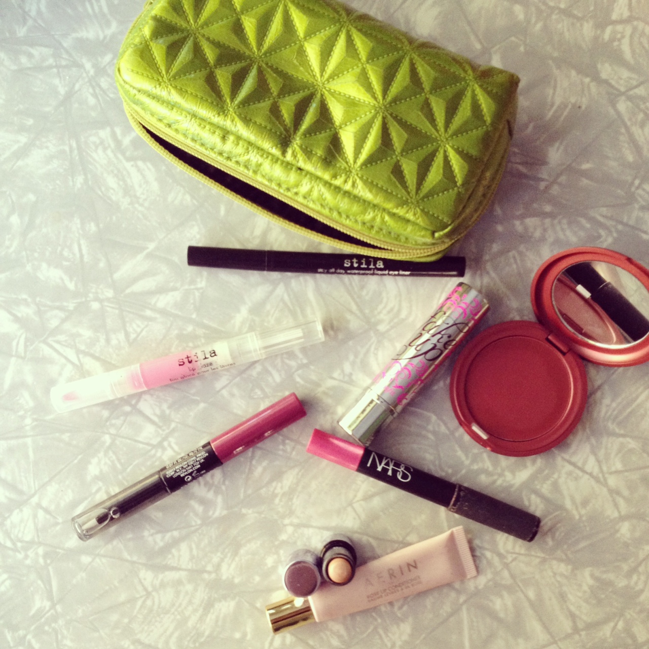 On the go makeup essentials