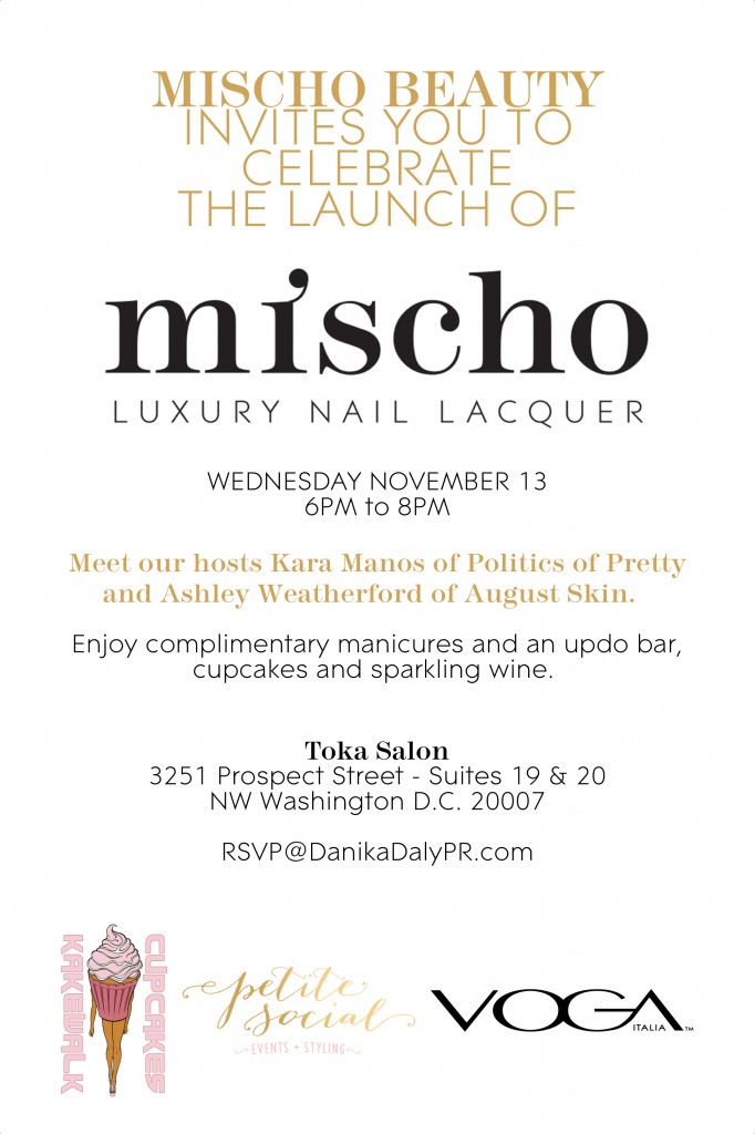 DC Beauty Event: Mischo Luxury Nail Lacquer