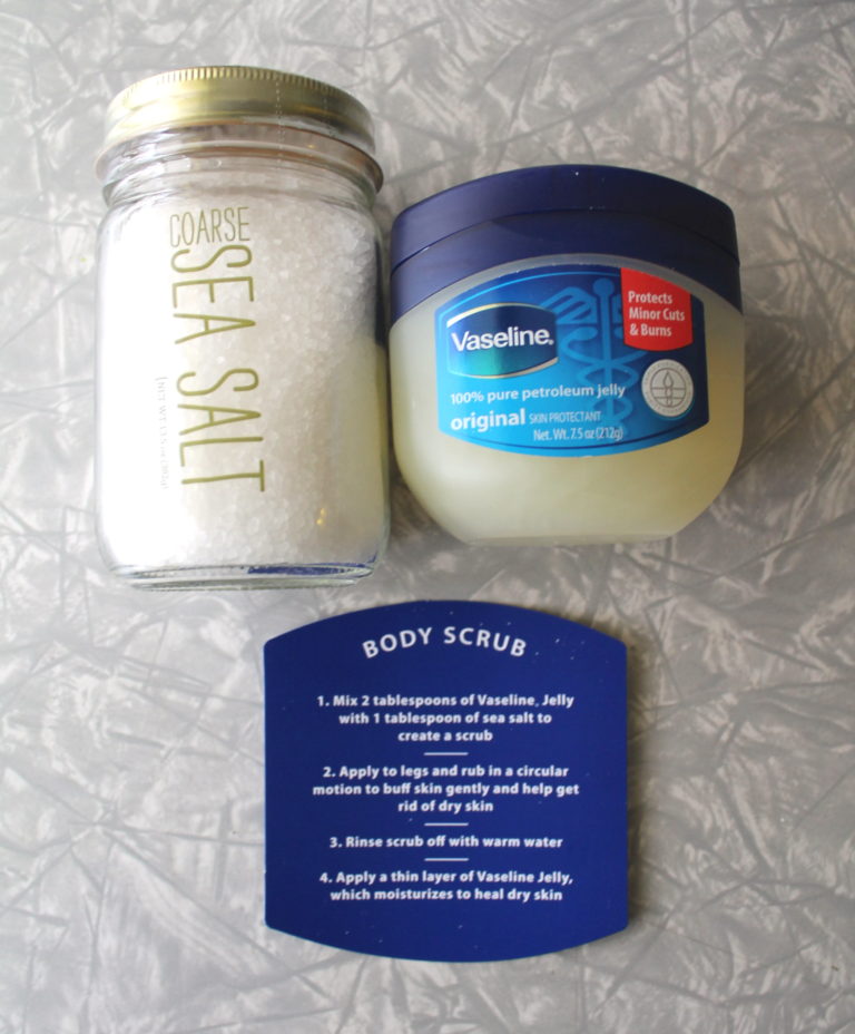 DIY Vaseline Body Scrub Skincare The Beauty Minimalist
