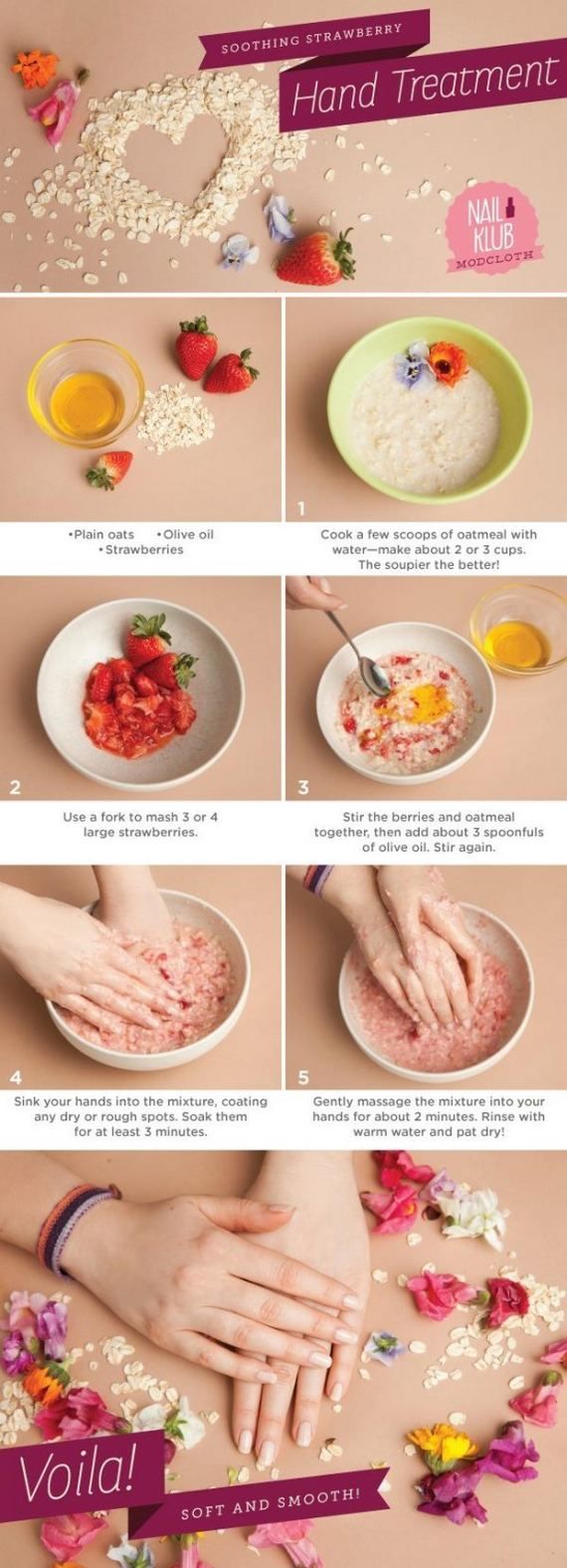 Strawberry Hand Treatment