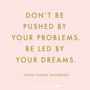 Link Love: Don't be pushed by your problems