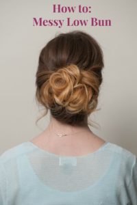 Messy Low Bun Tutorial - Politics of Pretty