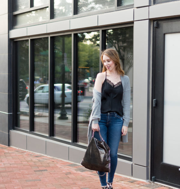 Stella McCartney Metallic Vegan Leather Tote