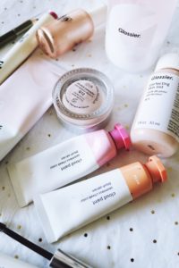 Glossier makeup routine