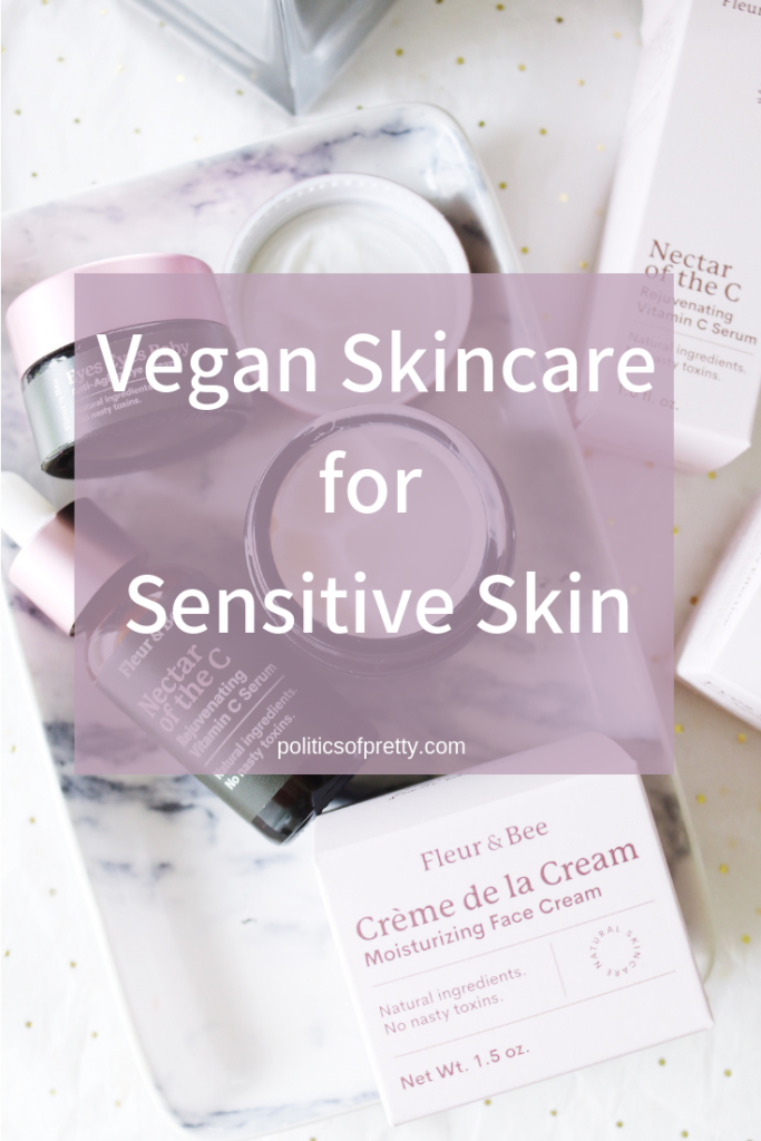Vegan Skincare for Sensitive Skin - Fleur and Bee Review featured by top MD beauty blogger, The Beauty Minimalist
