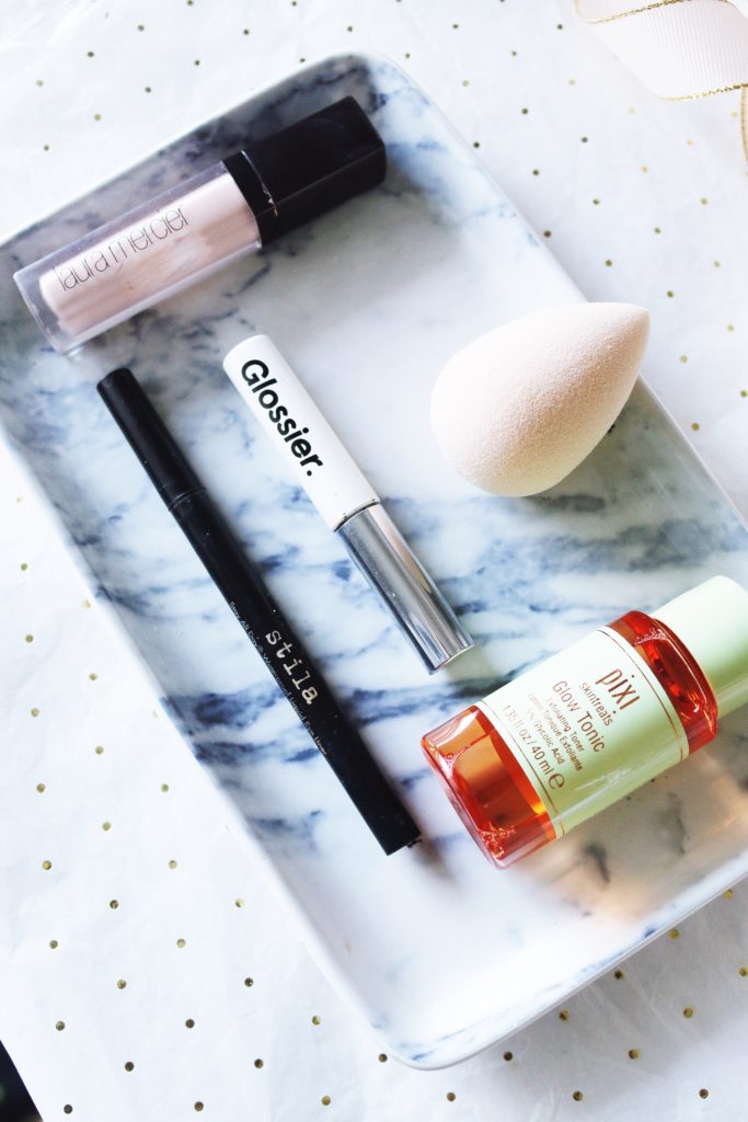 Beauty Products Worth Buying Again and Again via Politics of Pretty ft. Glossier, Stila, Pixi Skintreats, Laura Mercier, and BeautyBlender