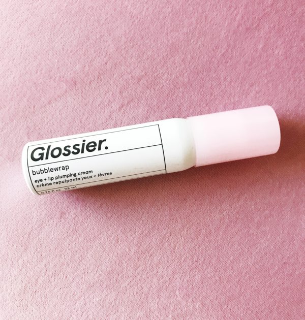 Glossier Bubblewrap Eye and Lip Cream Review via Politics of Pretty