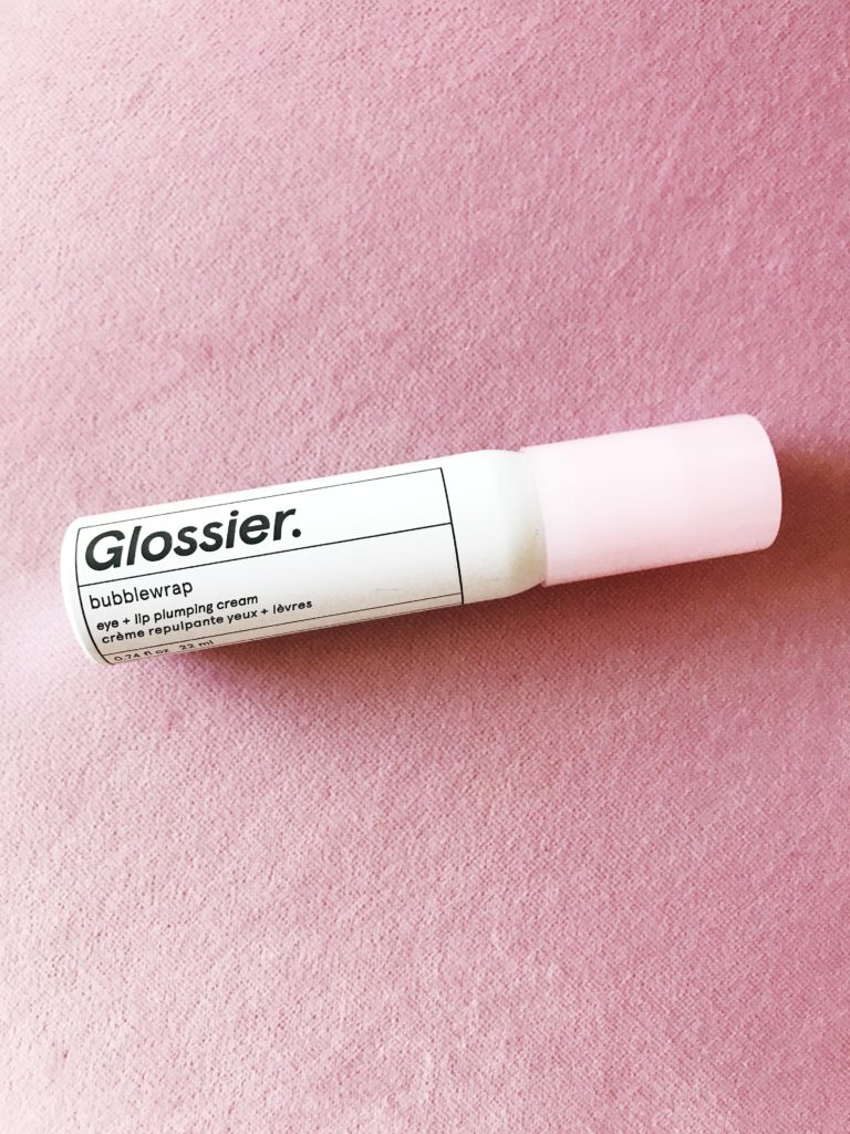 Glossier Bubblewrap Eye and Lip Cream Review via Politics of Pretty