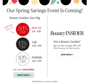 2021 Sephora Spring Sale Discount Codes and Dates