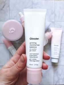 Glossier Priming Moisturizer Balance Review featured by top DC beauty blogger, The Beauty Minimalist