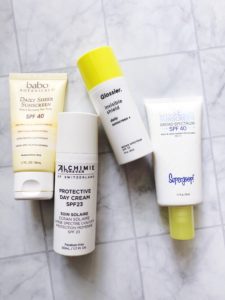 My favorite facial sunscreens for summer