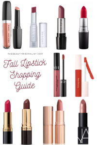 Fall Lipstick Shopping Guide