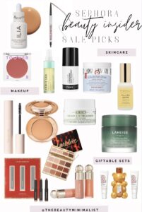 Sephora Holiday Sale Picks - Makeup and Skincare via The Beauty Minimalist