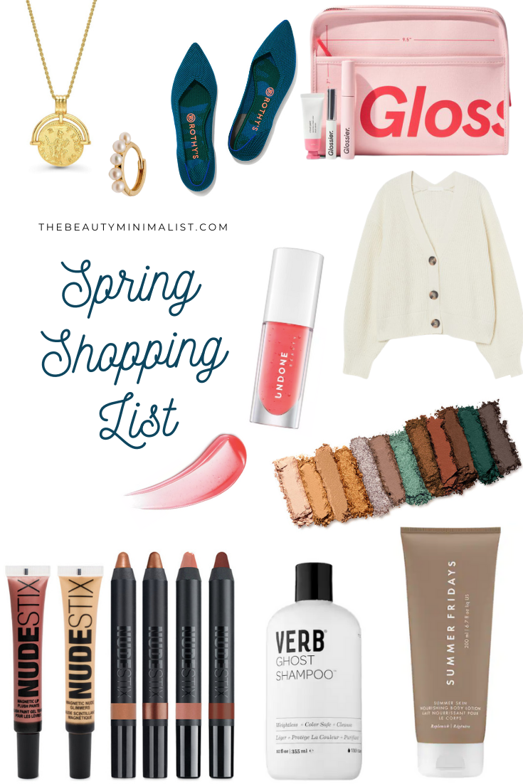 Spring Fashion & Beauty Shopping List - Minimalist