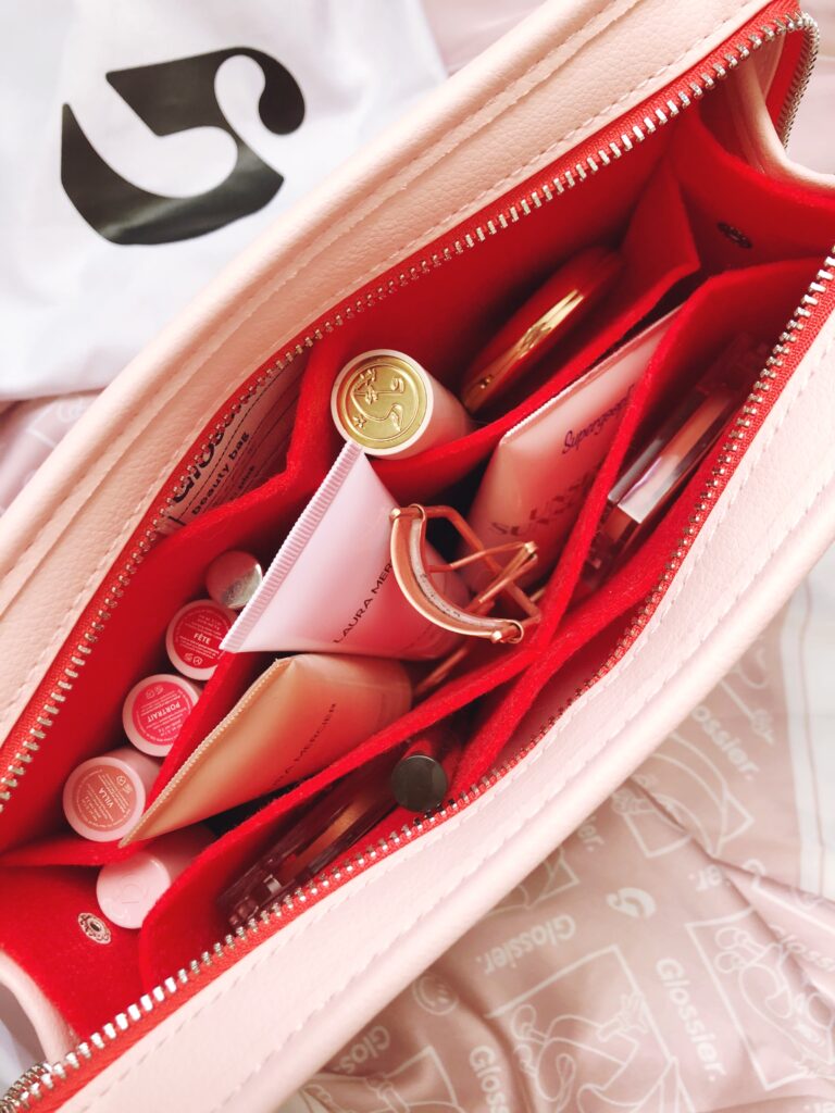 The best makeup pouches feat. Glossier Beauty Bag