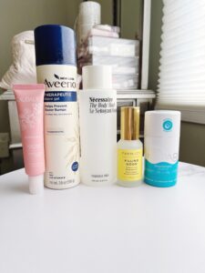 Recent skincare beauty product empties