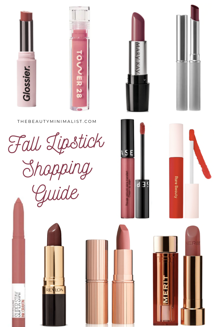 Fall Lipstick Shopping Guide via The Beauty Minimalist