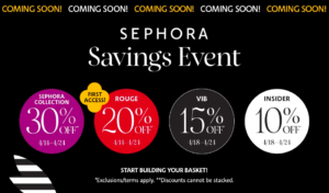 Sephora Spring Savings Event 2023